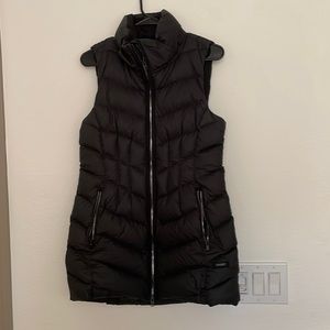 Athleta Black down vest